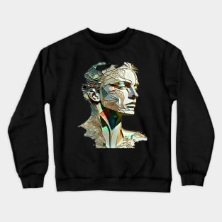 Woman Art Portrait Crewneck Sweatshirt